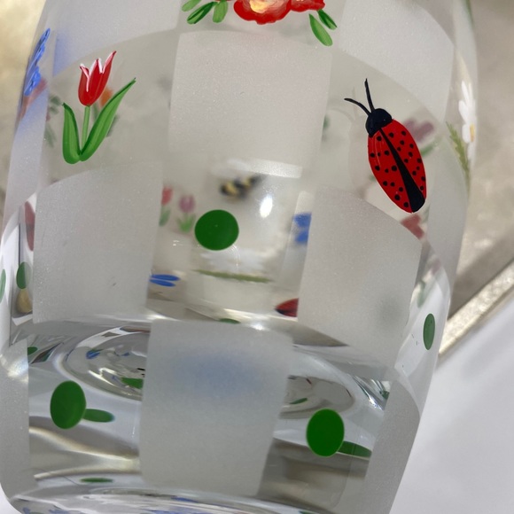 Lenox Nature’s Splendor Hand Painted Glass Vase - Picture 7 of 12
